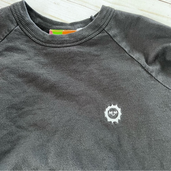 EUC Big Bud Press Embroidered Crewneck Sweatshirt in Black Size XXS - Picture 7 of 10